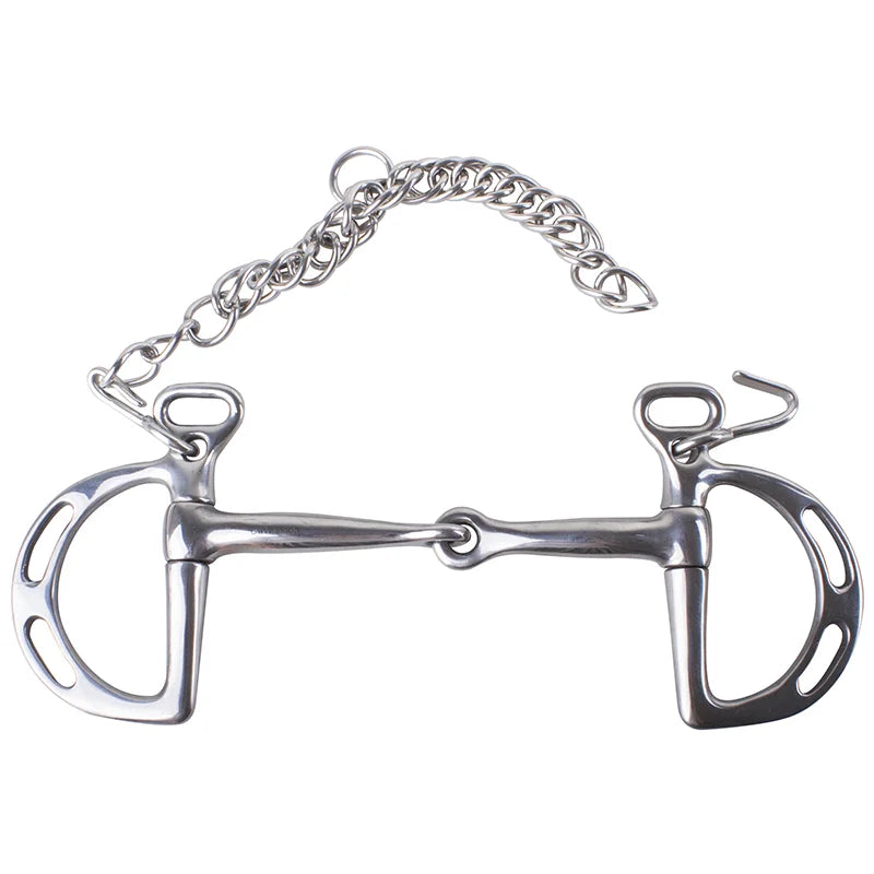 "Three-Step Rubber Snaffle Bit for Horse Training – H-Type with Fruit Flavor for Riding and Control"