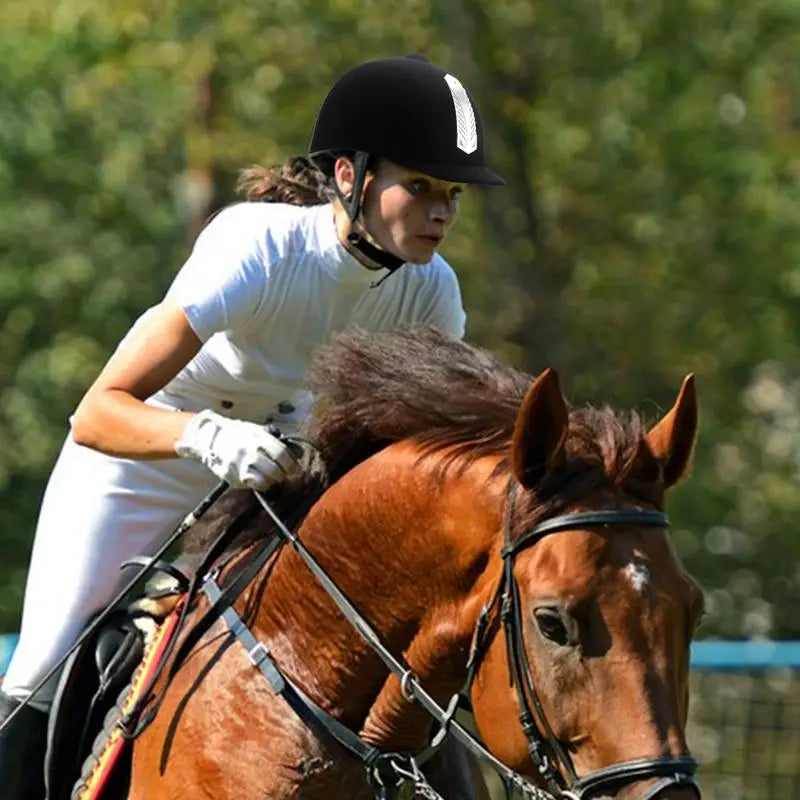 Horse Riding Safety Helmet - Breathable ,  ABS Half Cover with Durable Protection - Ghoddosh