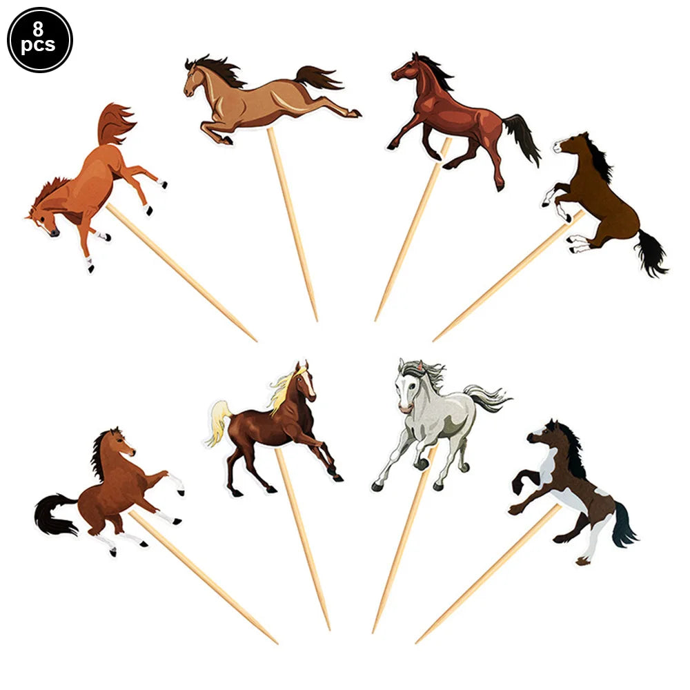 Horse Party Banners . Wild Horse Paper Décor