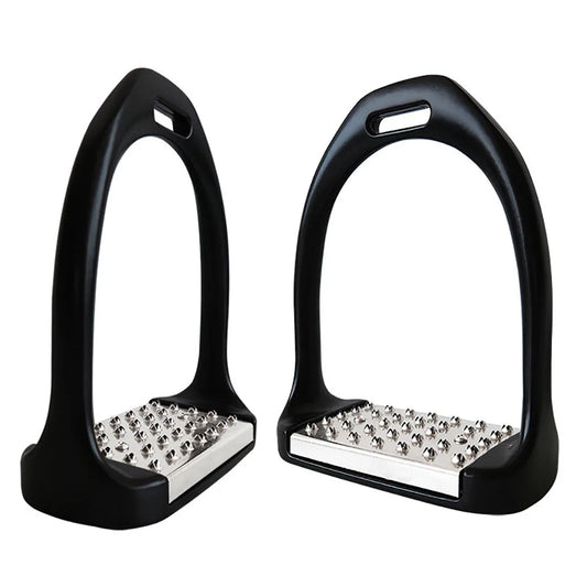 1prs Aluminum with painting Horse Riding Saddle Stirrup Safety Riding Protection Saddle Knee Ankle Stress Pain Horse equipment