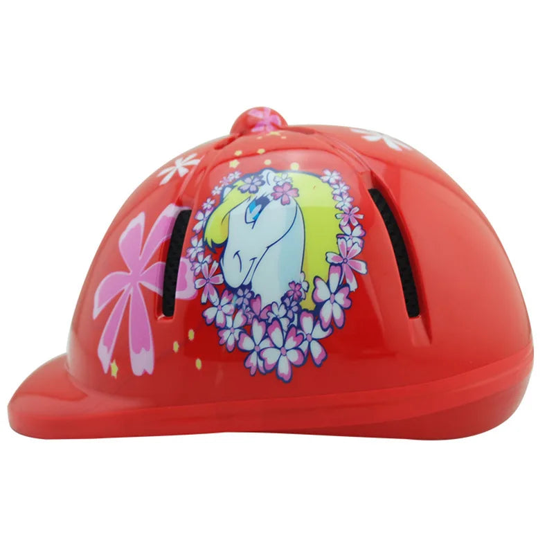 Children's Equestrian Colorful Unisex Helmet . Ghoddosh