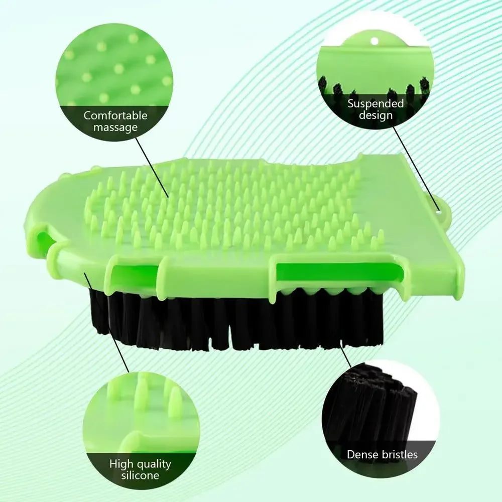 Horse scrub Brushes / Double-Sided Animal Grooming Mitt