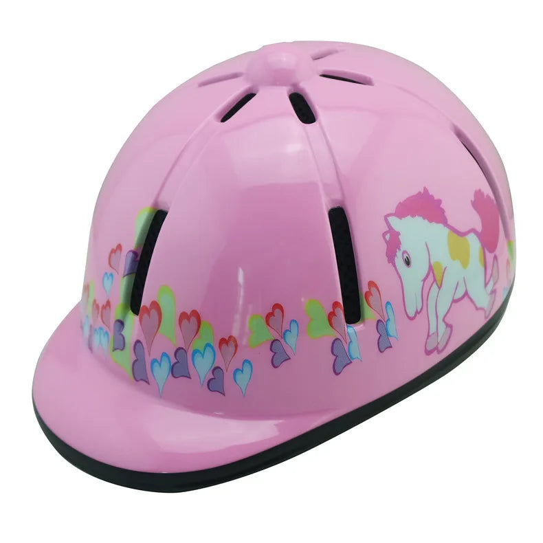 Children's Equestrian Colorful Unisex Helmet . Ghoddosh