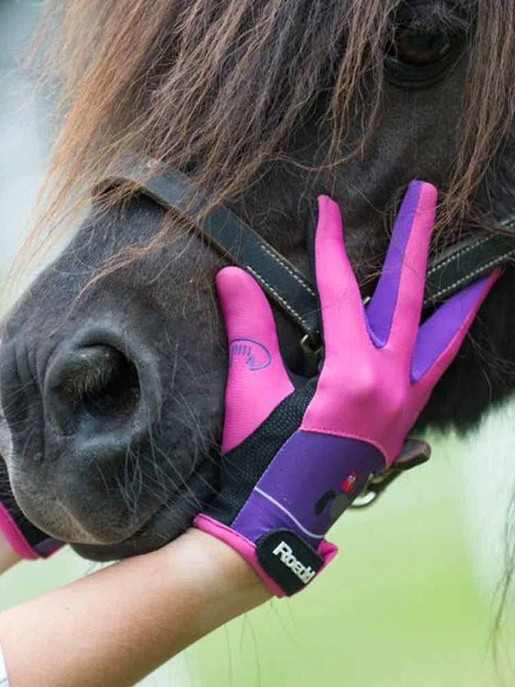 Germany Children's  Riding   Breathable , Anti-slip Gloves . Ghoddosh