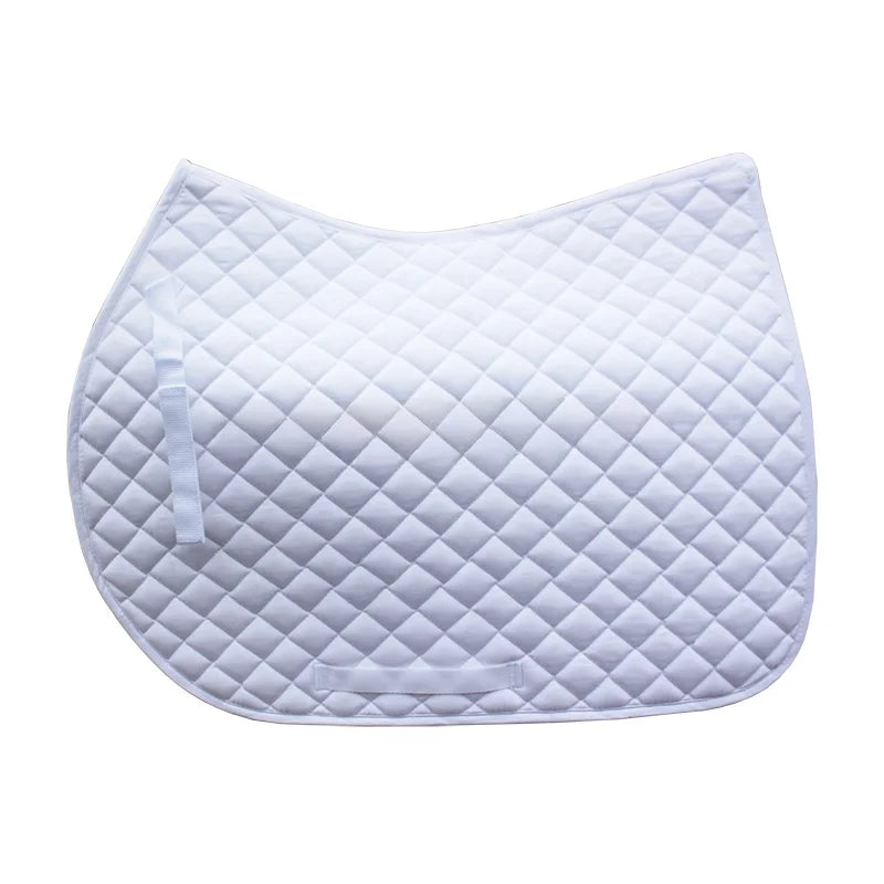 Pure Cotton Breathable Saddle Pad - Anti-Slip Shock Absorbent Riding Pad - Ghoddosh