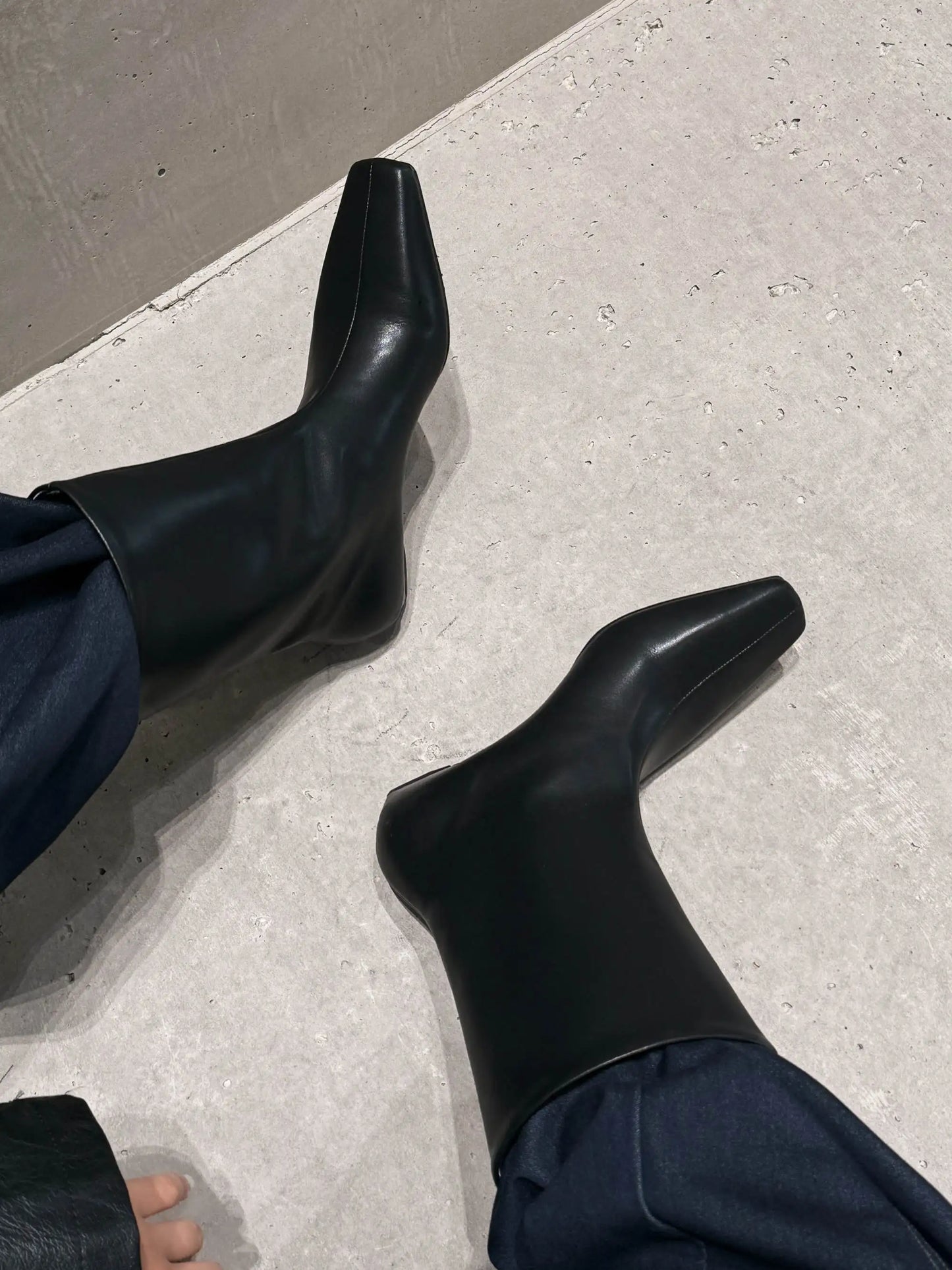 Suede Square Toe Low‑Heel  |  Casual & Modern Ankle Boots - Ghoddosh