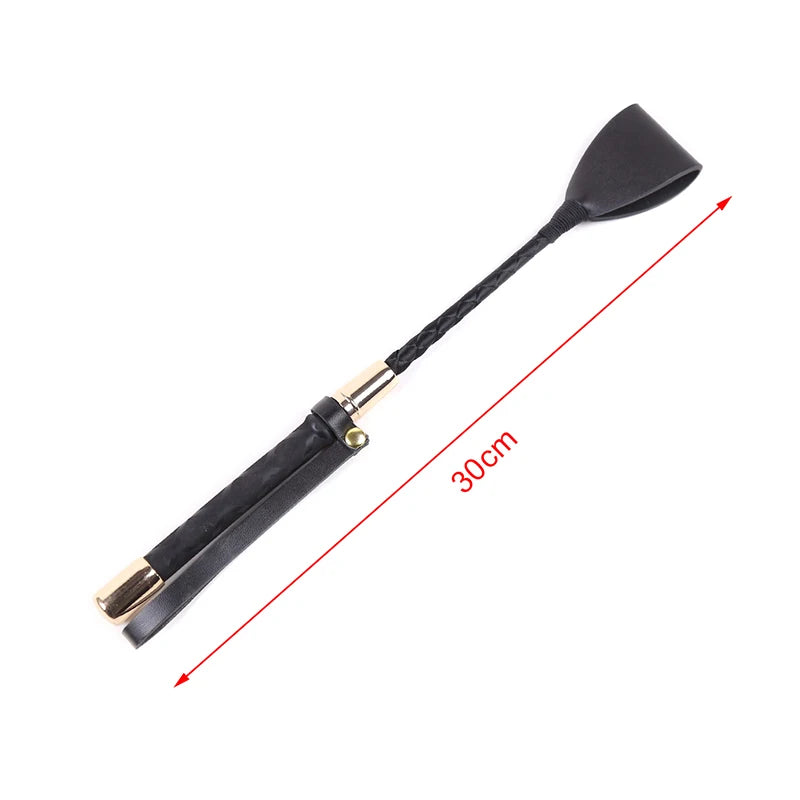 Equestrian Training  Riding Leather  Crop / Lightweight &  Non Slip With Handle . Ghoddosh