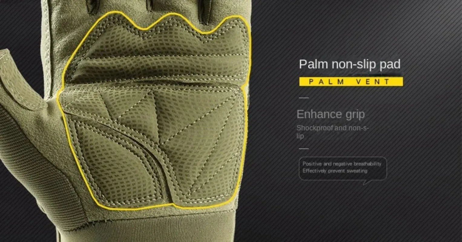 Half Finger Tactical Gloves for Men and Women ,  Breathable Riding Gloves
