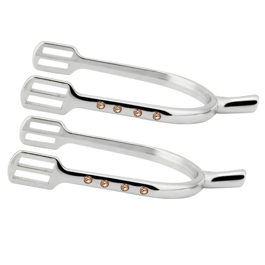 Equestrian / Horse Riding Girls' Chrome Plated Spurs