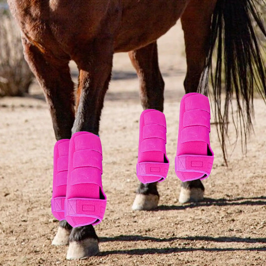 4x Horse Boots Leg Protective Leg Wraps - Ghoddosh