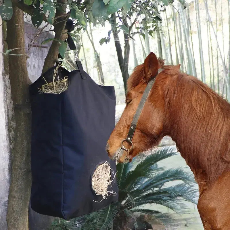 Large Capacity Storage Bag - Horse Hay Bag Stable Portable Feeding Storage . Ghoddosh