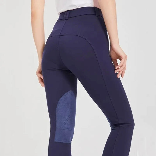 New Equestrian Horse Riding Breeches For Women - Navy - Ghoddosh