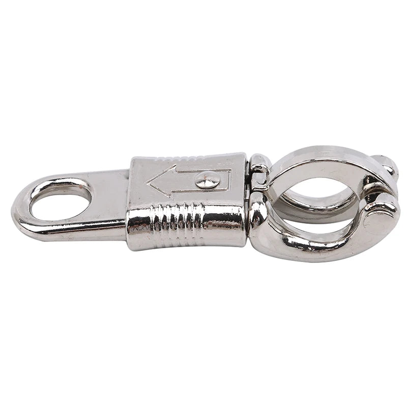 10cm Zinc Alloy Quick-Release Panic Snap Hook – Safety Buckle for Horse Ties & Leads