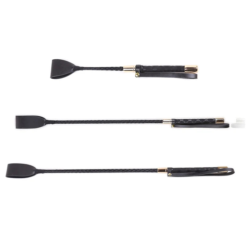 Equestrian Training  Riding Leather  Crop / Lightweight &  Non Slip With Handle . Ghoddosh