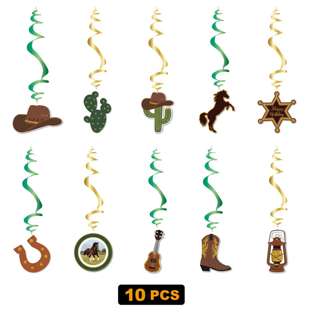 Horse Party Banners . Wild Horse Paper Décor