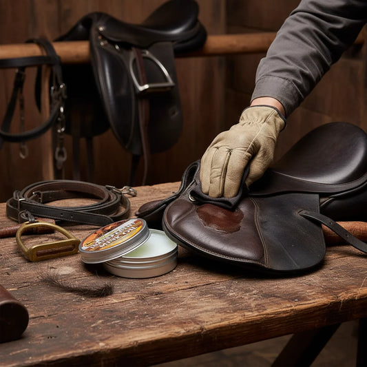 Mink Oil Saddle Conditioner – Transparent Leather Care Cream for Saddles, Tack, Boots and Equestrian Gear - Ghoddosh