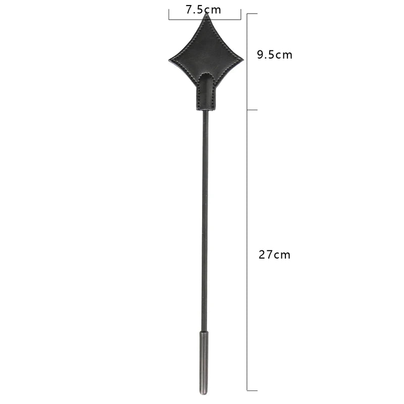 Equestrian / Horse Riding PU Leather Paddle Slapper Whip