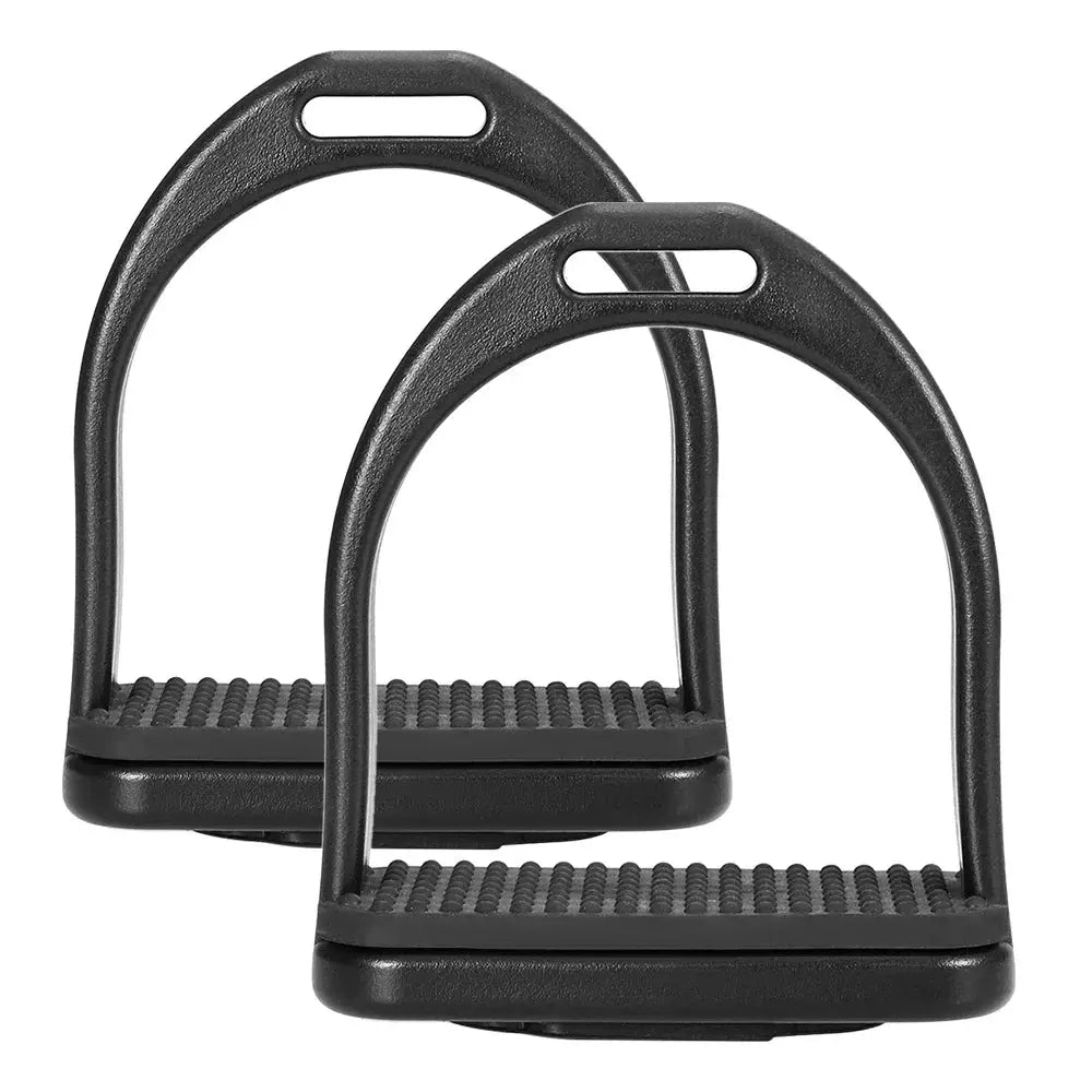 Horse Riding Plastic Stirrups - 2 Pieces of Lightweight Equestrian Safety Equipment . Ghoddosh
