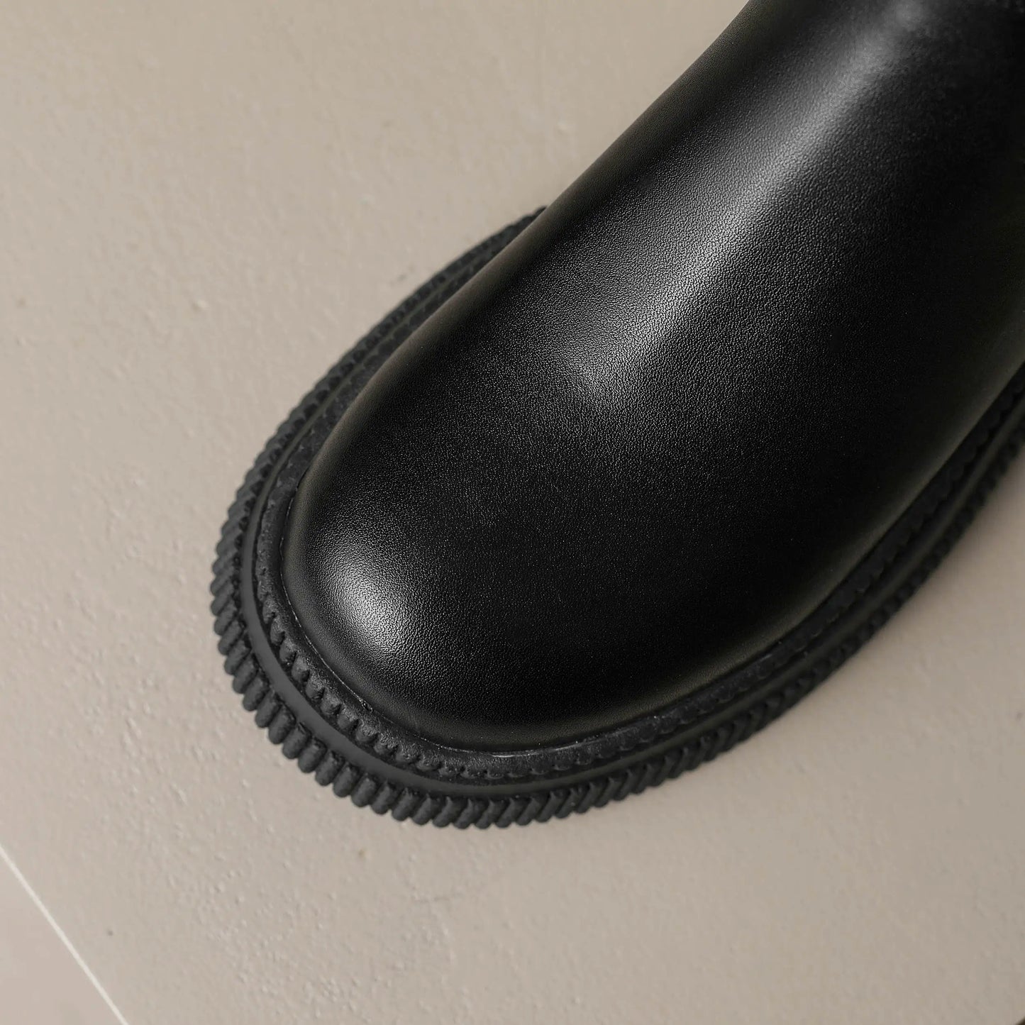 Casual Round-Toe Slip-On Ankle Boots - Ghoddosh
