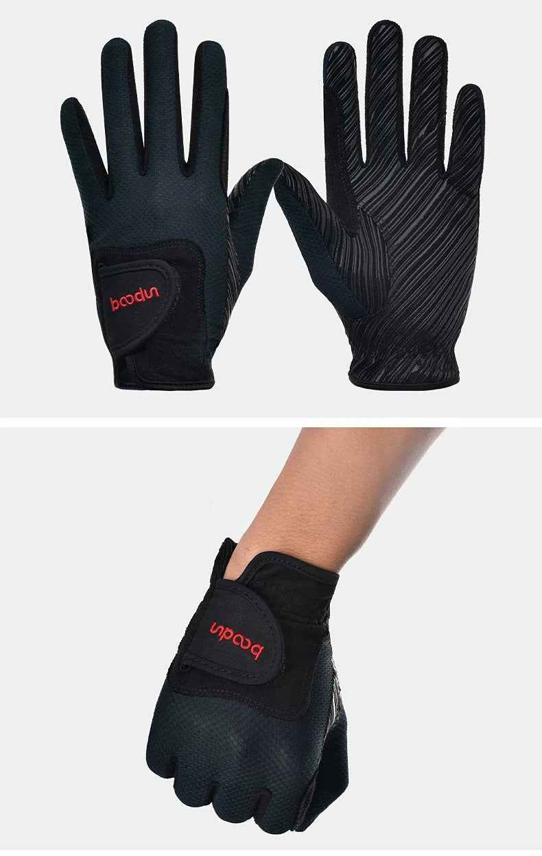 Equestrian / Horse Riding Non-slip Lycra Fabric Breathable and Comfortable High-grade Gloves . Ghoddosh