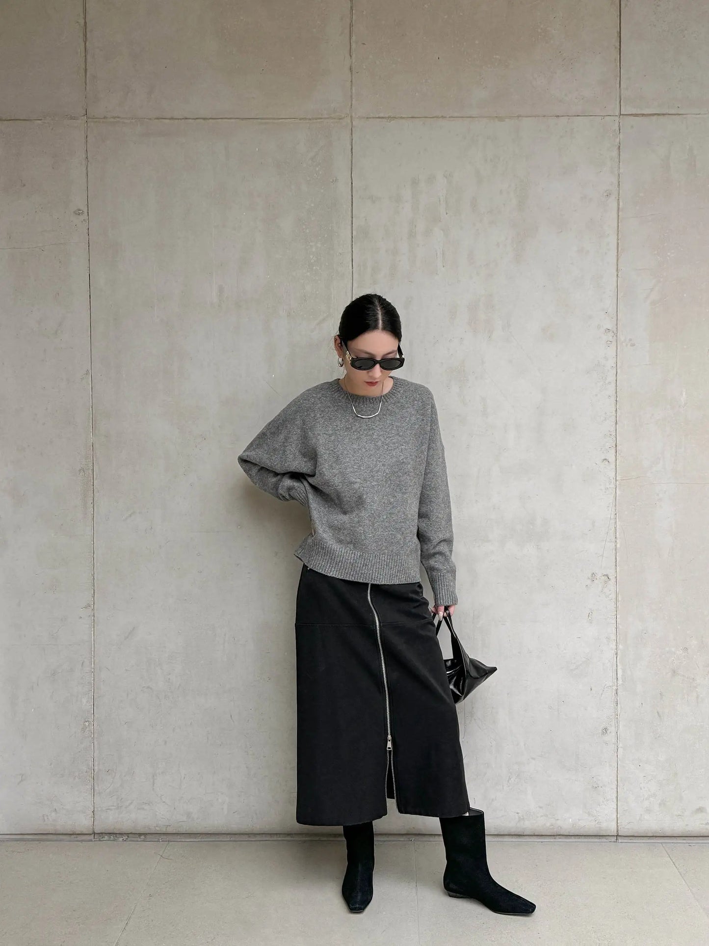 Suede Square Toe Low‑Heel  |  Casual & Modern Ankle Boots - Ghoddosh