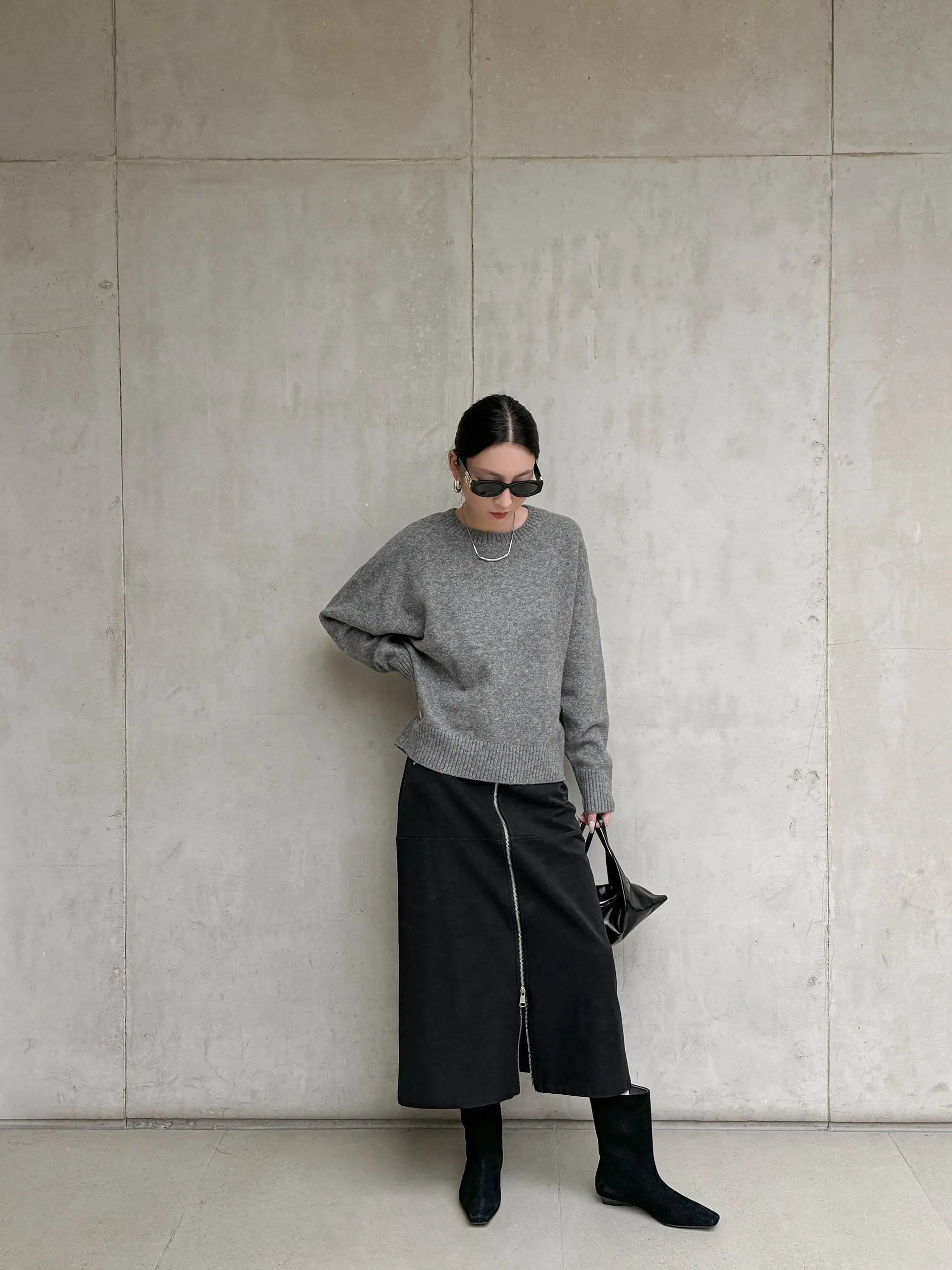 Suede Square Toe Low‑Heel  |  Casual & Modern Ankle Boots - Ghoddosh