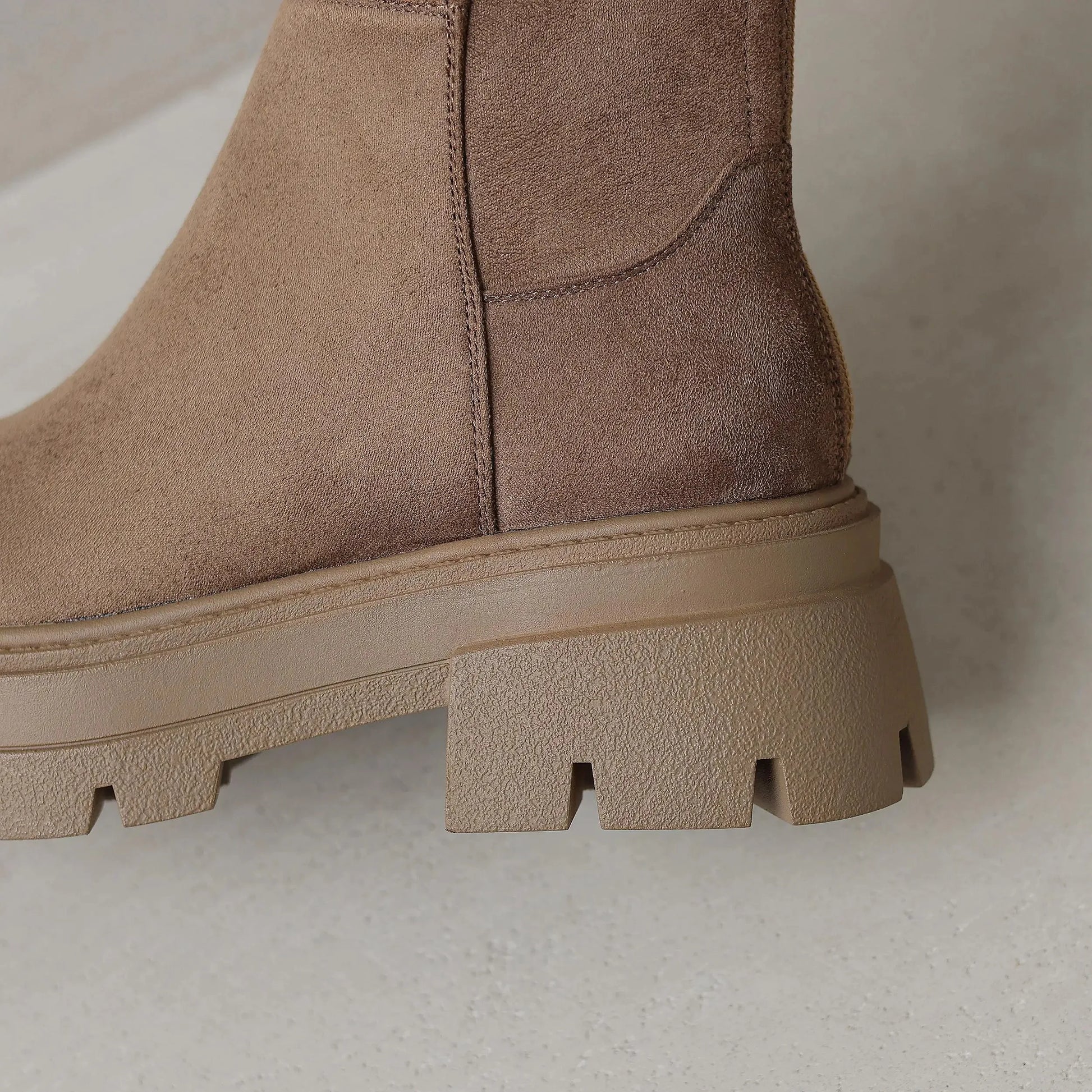 Slip On Elegant Modern Superstars  Over-the-knee Stretch Long Boots - Ghoddosh