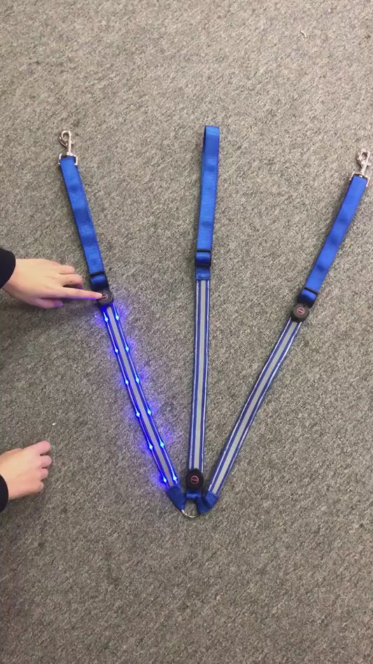 how to use video  - Equestrian/ Horse Tail Trappings  LED Flashing Light Bar with a  USB Charge