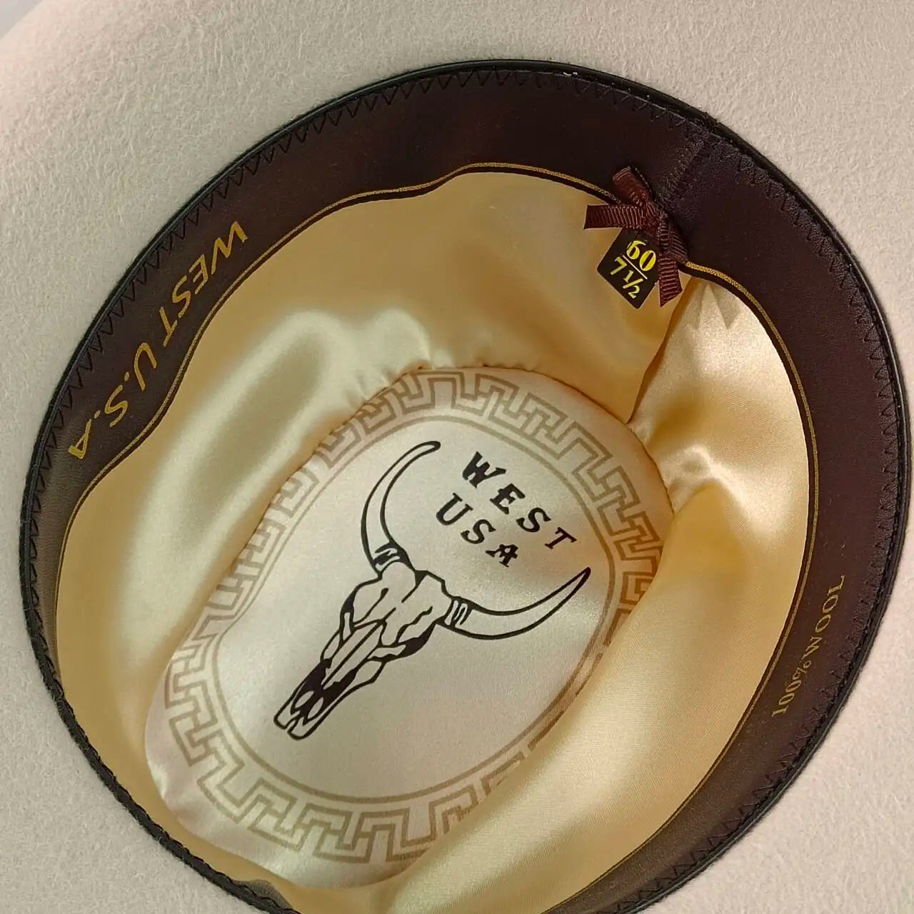Unisex Vintage Wool Felt Western Cowboy Hat – Wide Brim Jazz Cap @ ghoddosh.com