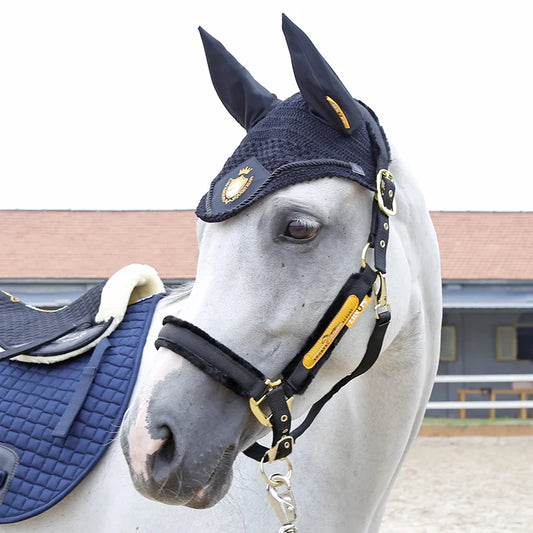 High quality Navy Horse Ear Cover