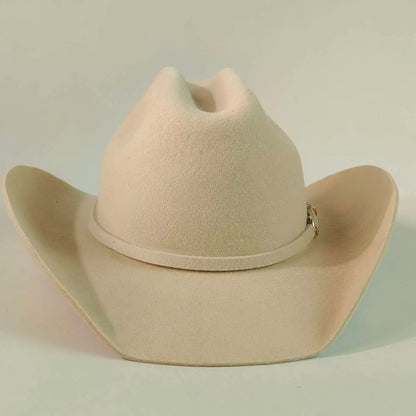 Unisex Vintage Wool Felt Western Cowboy Hat – Wide Brim Jazz Cap @ ghoddosh.com