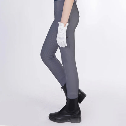 New Silicone Equestrian Breech  Women  High Bounce Riding Pants - Ghoddosh