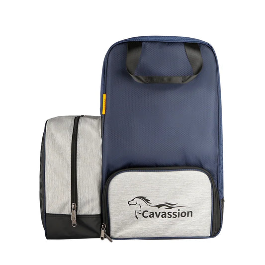 Equestrian / horse riding bag , long boots, pants, vest and gloves