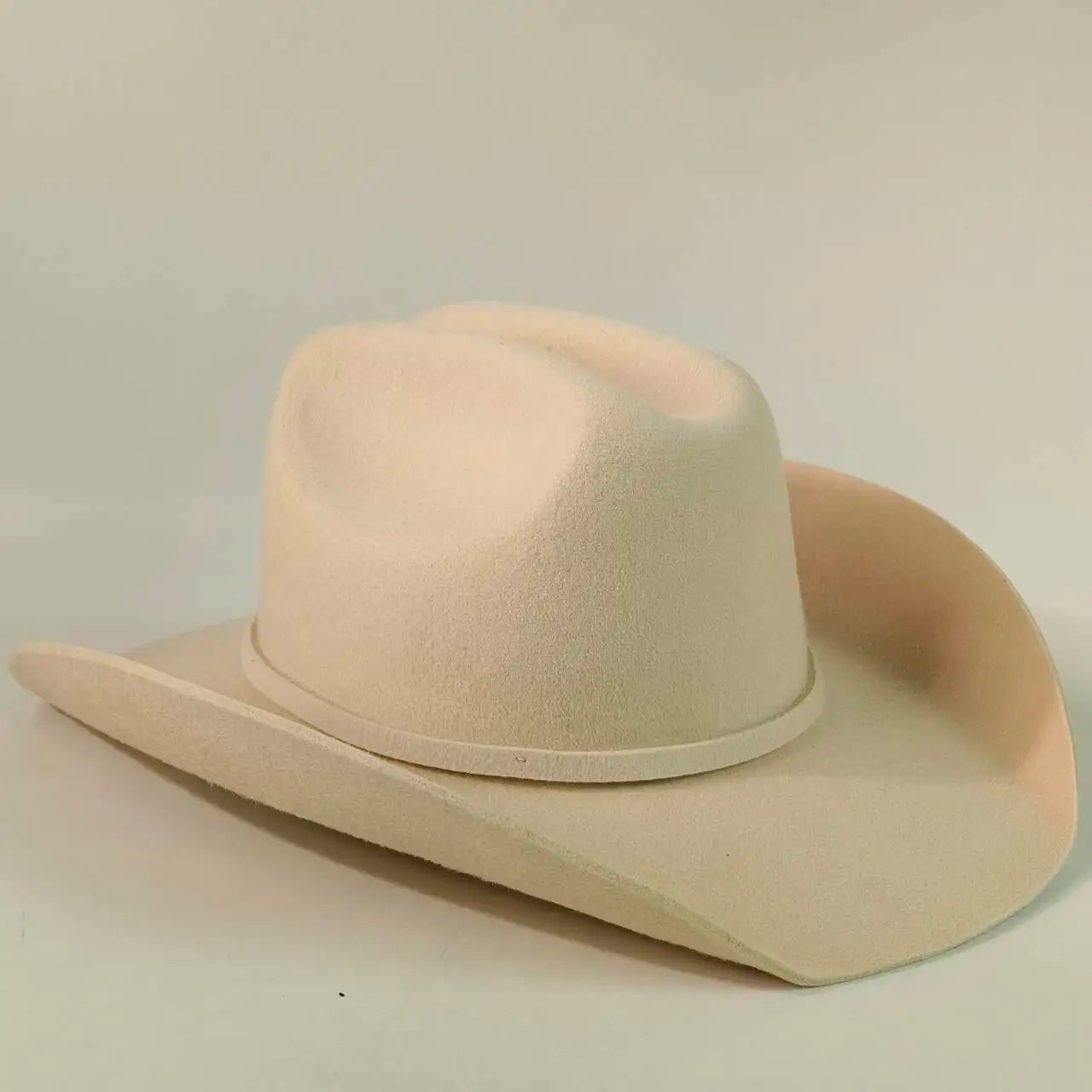 Unisex Vintage Wool Felt Western Cowboy Hat – Wide Brim Jazz Cap @ ghoddosh.com