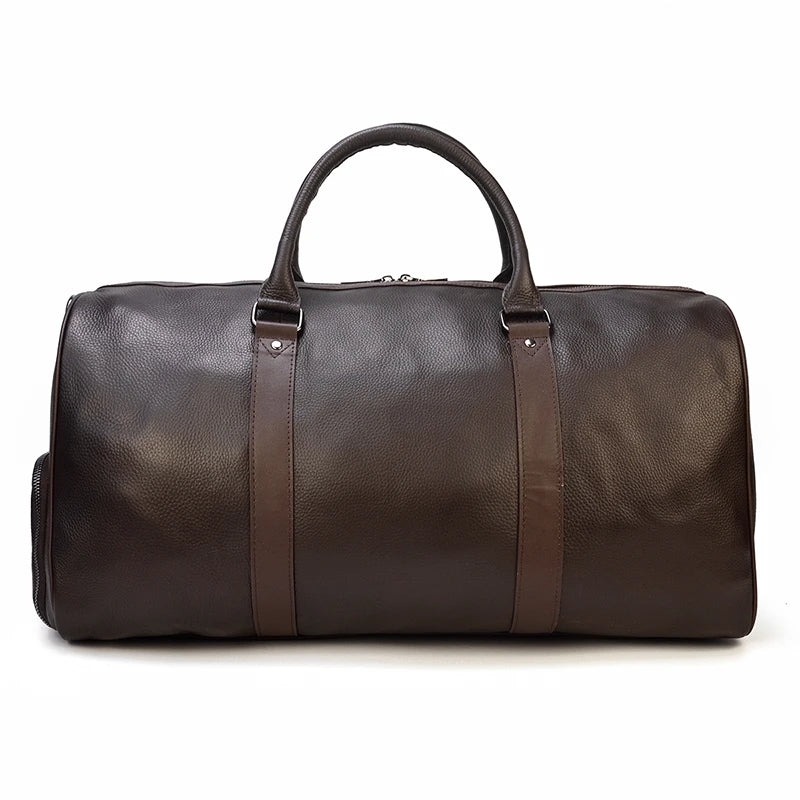 Luxury Genuine cow Leather Equipment Travel Bag - Ghoddosh 