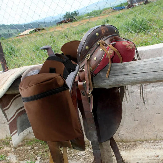 Large Capacity Horn Saddle Bag Set / Riding Saddle Bag Luggage Bags