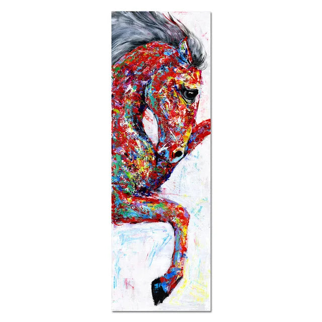 Unframed  Big Size Horse Canvas Painting Posters   @ ghoddosh.com