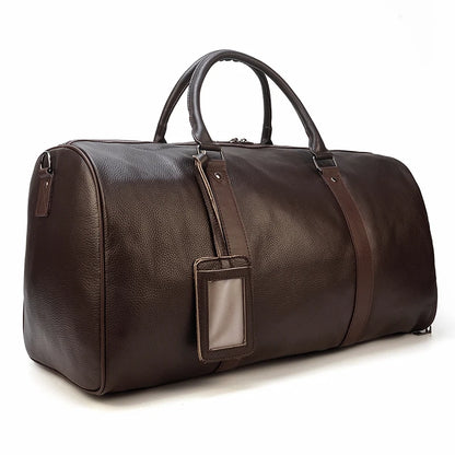 Luxury Genuine cow Leather Equipment Travel Bag - Ghoddosh 
