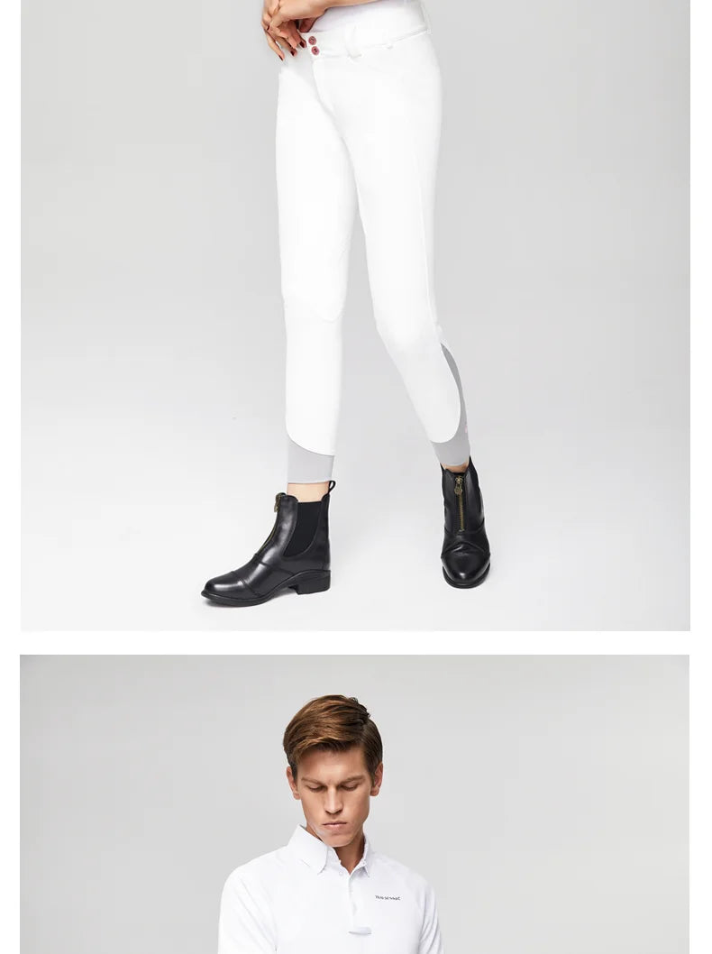 Unisex Riding Breeches, Butterfly Wing Design, High Elasticity, Breathable Fabric, Ghoddosh 