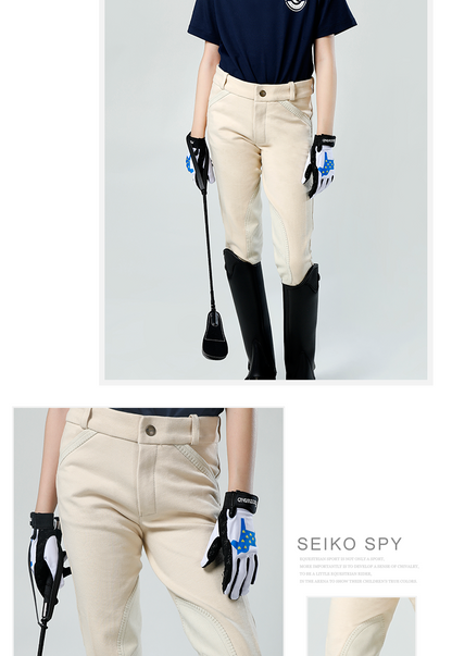 Children’s Stretch Riding Breeches – Soft, Breathable Equestrian Pants for Kids - Ghoddosh