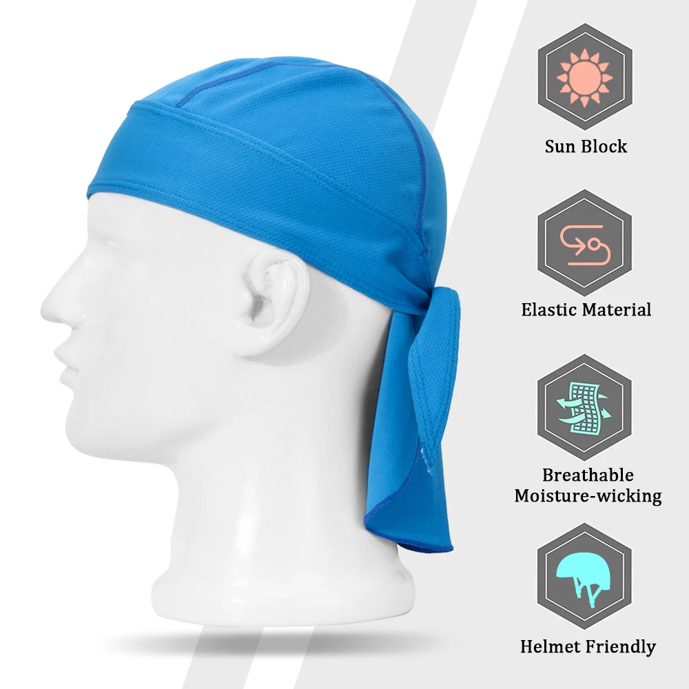 Quick-Dry Cycling Cap Headscarf – Lightweight Summer Bandana for Running & Riding

