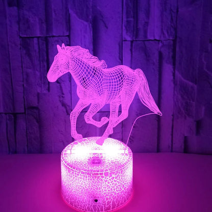 Night Light Horse Table Lamp