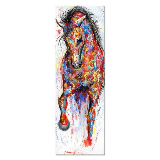 Unframed  Big Size Horse Canvas Painting Posters   @ ghoddosh.com
