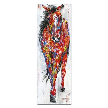 Unframed  Big Size Horse Canvas Painting Posters   @ ghoddosh.com