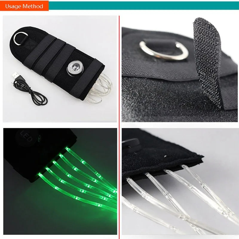 LED Horse Tack for Enhanced Visibility (Legs, Chest, Tail) - Ghoddosh