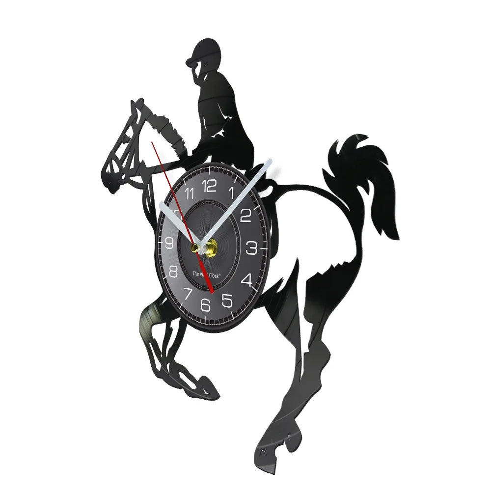 Horseback Riding wall Clock 