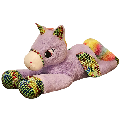 High Quality 90 - 120CM Horse Plush Toys / Stuffed Animal Horsey Gifts