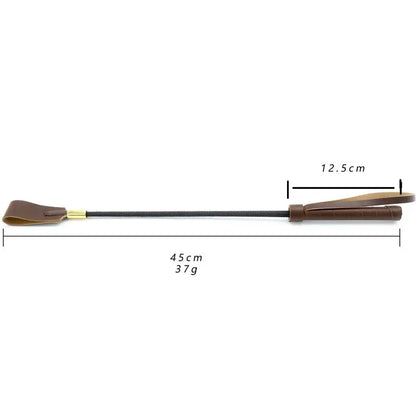 17.7 inch Riding Crop / Horse Equestrian Whip  with Double Slapper @ghoddosh.com
