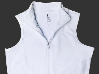 Women's High-Neck Zip-Up Equestrian Vest | Sleeveless Riding & Training Top @ ghoddosh.com