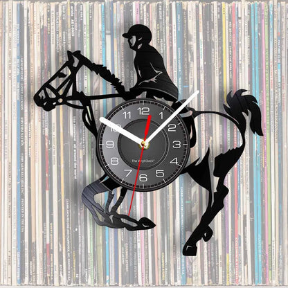 Horseback Riding wall Clock 